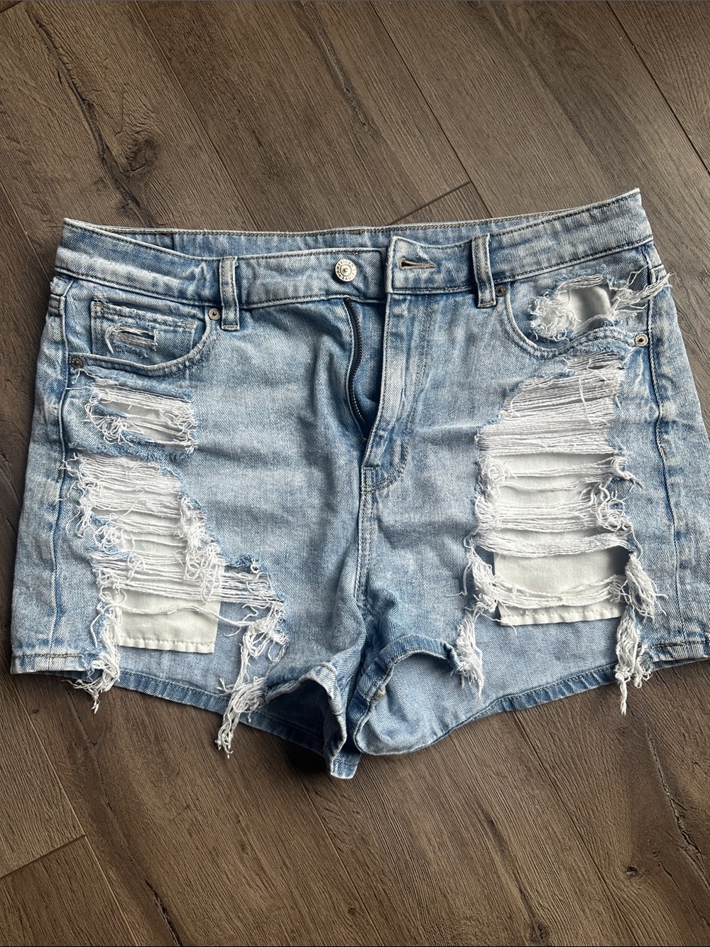 American Eagle high waisted jean shorts
